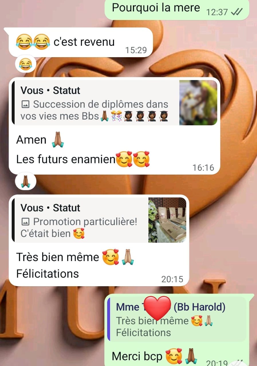 Message WhatsApp d'Arnaud, papa de Léa : « Enfin une crèche où je me sens rassuré en laissant mon bébé. »